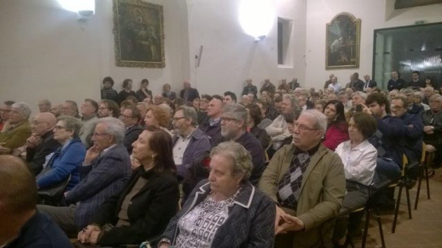 on. Massimo D'Alema BS 25.4.2015 Presentazione della rivista Italianieuropei. Sala Piamarta S.Faustino